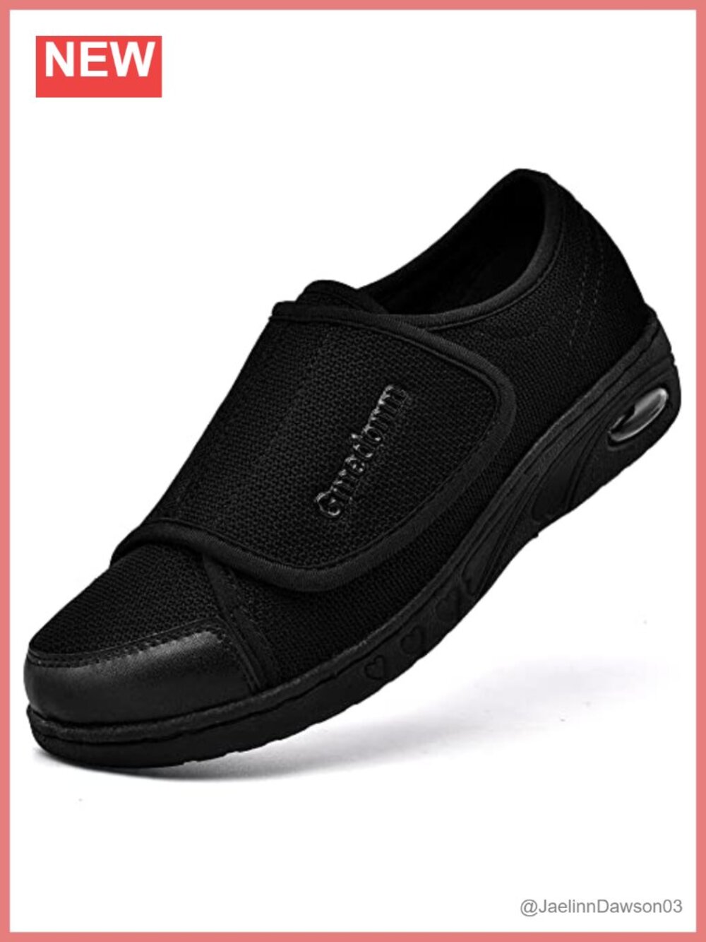 Adjustable Wide Walking Shoes for Swollen Feet Diabetic Edema Knit